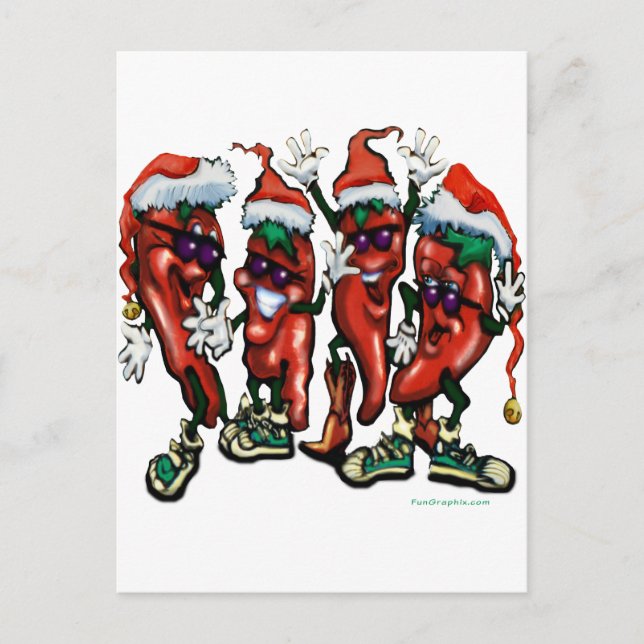 Christmas Spices Holiday Postcard (Front)