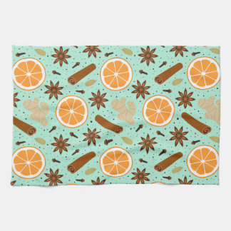 Christmas spices Kitchen Towels