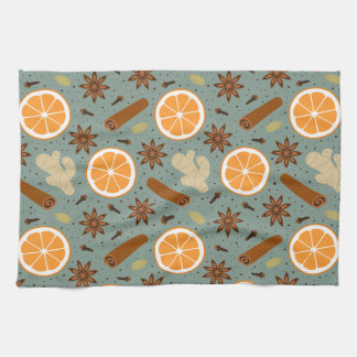 Christmas spices Kitchen Towels