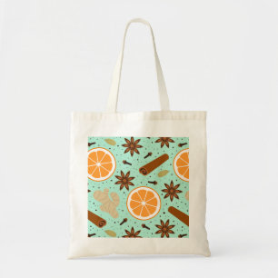Christmas spices tote bag