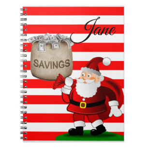 Christmas Spiral Notebook