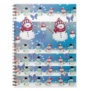 Christmas Spiral Notebook