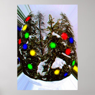 Christmas spirit captured poster