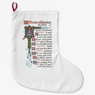 Christmas Spirit Celebrate Jesus Christ Stocking