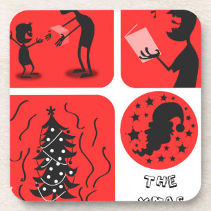 christmas spirit coaster