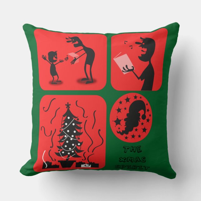 christmas spirit cushion (Front)
