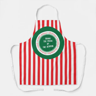 Christmas Spirit Customisable Apron