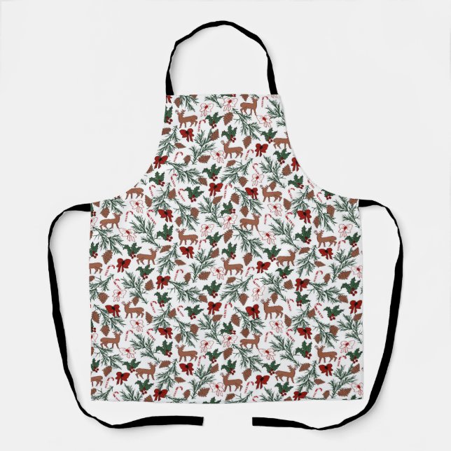 Christmas Spirit design Apron (Front)