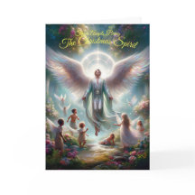 Christmas Spirit Folded Greeting Card