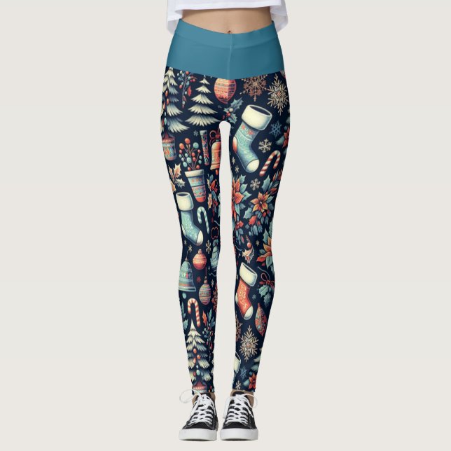 Christmas Spirit Leggings (Front)