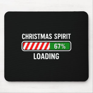 Christmas Spirit Loading 67 Meme Boys Kids Gen Z A Mouse Pad