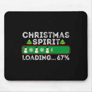 Christmas Spirit Loading 67 Six Seven Meme Funny S Mouse Pad