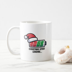 Christmas Spirit Loading Funny Holiday  Coffee Mug