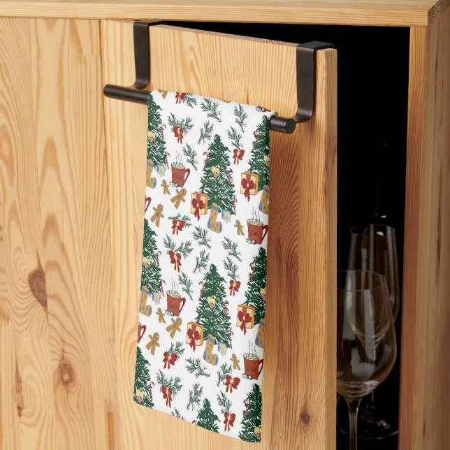 Christmas Spirit Tea Towel (Thirds Fold)