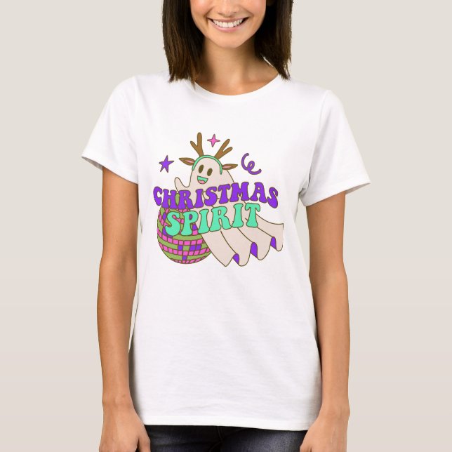 Christmas Spirit Unisex T-Shirt, Holiday Shirt, Gi T-Shirt (Front)