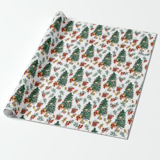 Christmas spirit wrapping paper
