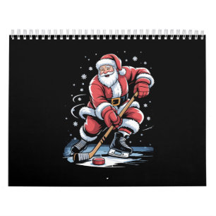 Christmas Sports Santa Plays Ice Hockey Xmas Calendar