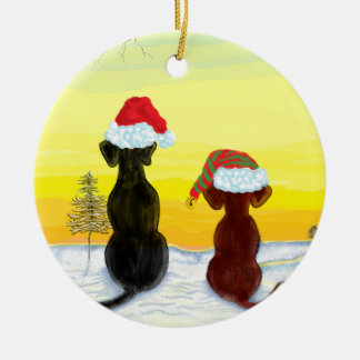christmas springador ceramic tree decoration