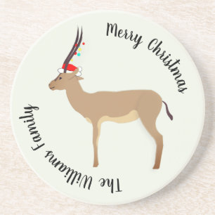 Christmas Springbok Coaster