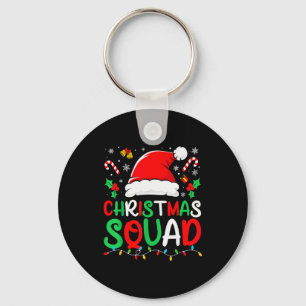 Christmas Squad Family Group Matching Christmas Pa Key Ring