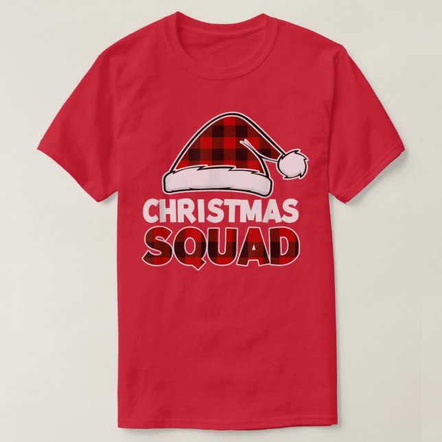 Christmas Squad Family Group Matching Christmas Pa T-Shirt (Design Front)