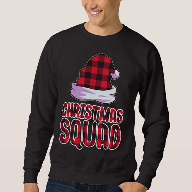 Christmas Squad Family Matching Christmas Party Pa Sweatshirt (Front)