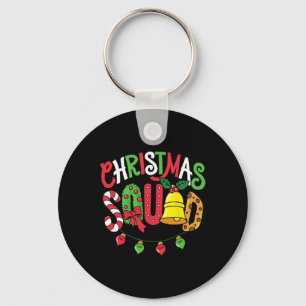 Christmas Squad Family Matching Pajama Funny Boys  Key Ring