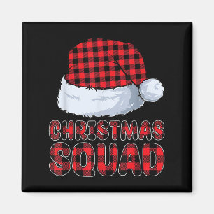 Christmas Squad Family Matching Pyjamas Buffalo Re Magnet