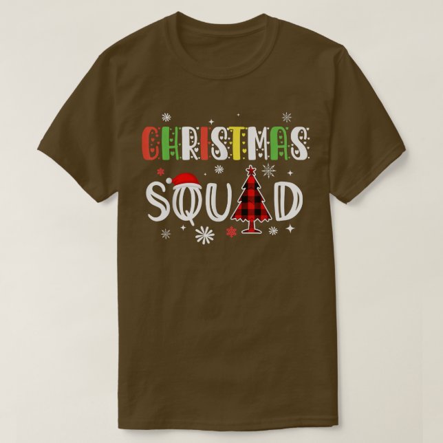 Christmas Squad Family Matching Pyjamas Xmas T-Shi T-Shirt (Design Front)