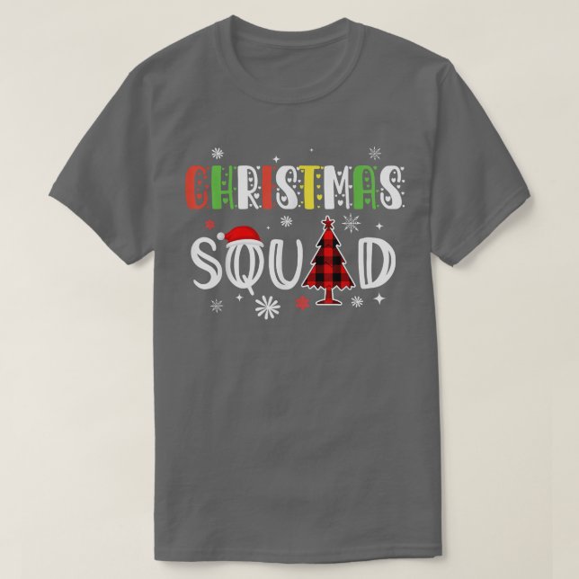 Christmas Squad Family Matching Pyjamas Xmas T-Shi T-Shirt (Design Front)