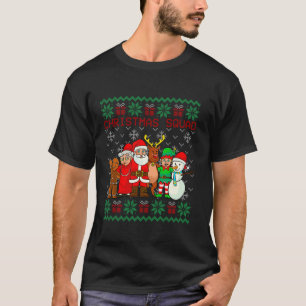 Christmas Squad Funny Santa Family Ugly Xmas Pajam T-Shirt