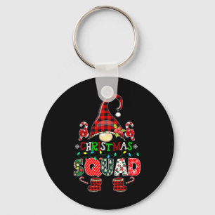 Christmas Squad Funny Xmas Gnome Family Matching P Key Ring