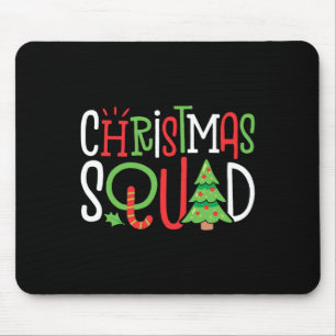 Christmas Squad Funny Xmas Tree Family Matching Pa Mouse Pad