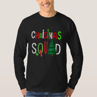 Christmas Squad Funny Xmas Tree Family Matching Pa T-Shirt