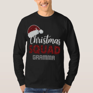 Christmas Squad Gramma Matching Christmas Funny Pa T-Shirt