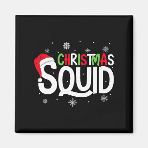 Christmas Squad Matching Family Group Santa Elf Xm Magnet