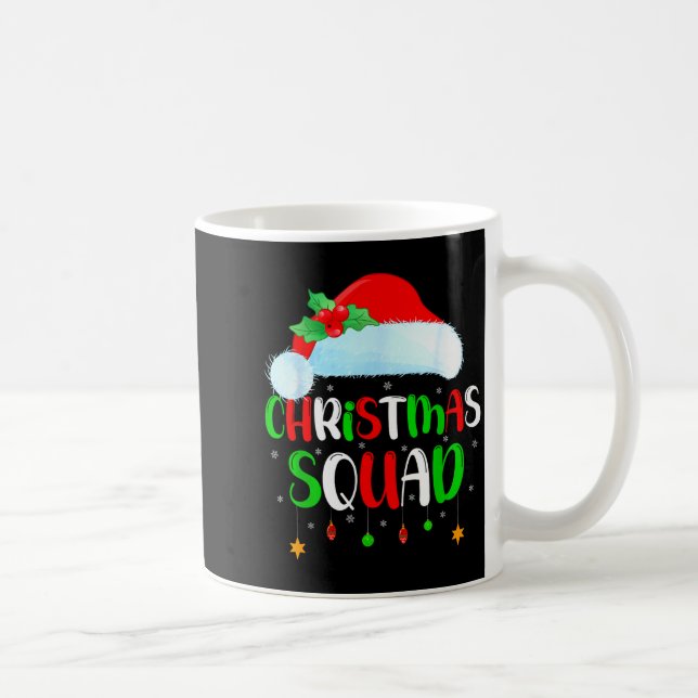 Christmas Squad Matching Family Group Santa Xmas P Coffee Mug (Right)