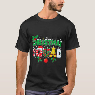 Christmas Squad Merry Xmas Family Holiday Snow Elf T-Shirt