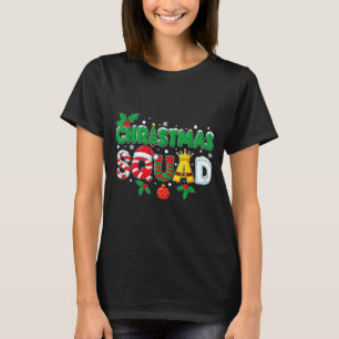 Christmas Squad Merry Xmas Family Holiday Snow Elf T-Shirt