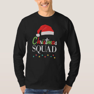Christmas Squad Pyjamas Matching Family Santa Clau T-Shirt