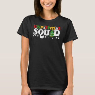 Christmas Squad Santa Claus Family Matching Pajama T-Shirt