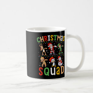 Christmas Squad Santa Dabbing Elf Family Matching  Coffee Mug