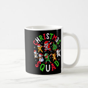 Christmas Squad Santa Dabbing Elf Family Matching  Coffee Mug