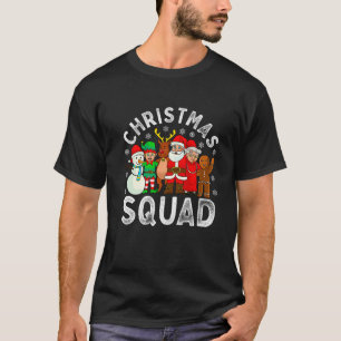 Christmas Squad Santa Family Matching Pajamas Xmas T-Shirt