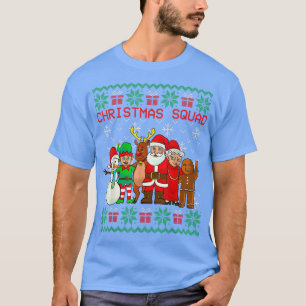 Christmas Squad Santa Family Matching PJs Ugly Xma T-Shirt