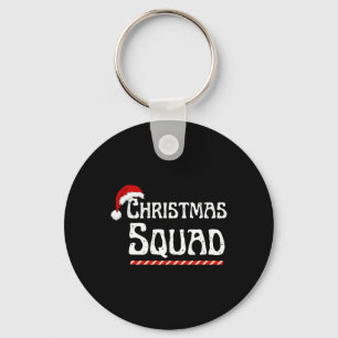 Christmas Squad Santa Family Matching Pyjamas Xmas Key Ring