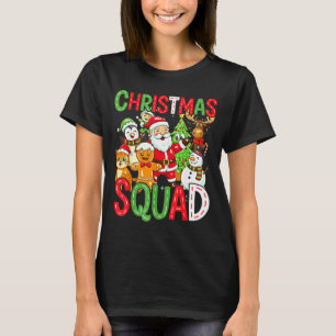 Christmas Squad Santa Family Matching Xmas  T-Shirt