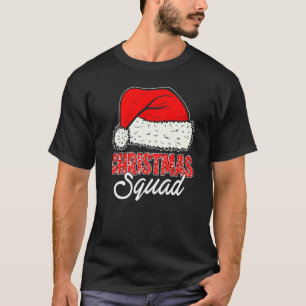 Christmas Squad Santa Hat  Matching Family Christm T-Shirt