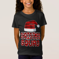 Christmas Squad Santa Red Plaid Claus Xmas Pajama 