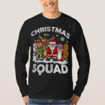 Christmas Squad Santa Reindeer Elf Snowman Funny X T-Shirt<br><div class="desc">Christmas Squad Santa Reindeer Elf Snowman Funny Xmas Pajama</div>